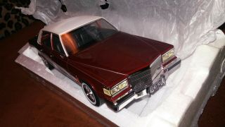 Bos 1982 Cadillac Fleetwood Brougham Maroon 1:18 Brand - Rare