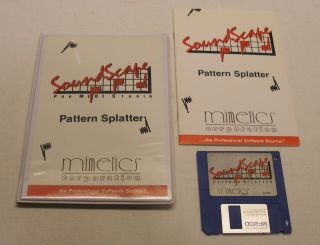 Rare Soundscape Pro Midi Studio Pattern Splatter By Mimetics For Commodore Amiga
