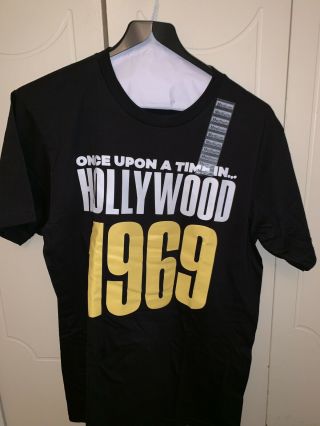 Once Upon A Time In Hollywood T Shirt Rare Tarintino Pitt Medium M