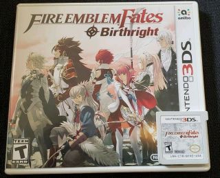Fire Emblem Fates: Birthright (nintendo 3ds,  2016) Rare Rpg