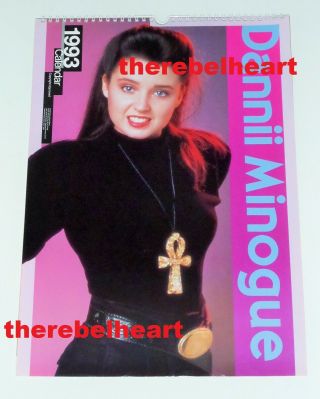 Dannii Minogue 1993 Copyright Approved Uk Calendar - 1992 - Promo Photos - Rare
