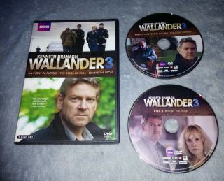 Wallander: Series 3 Dvd Kenneth Branagh Rare Oop