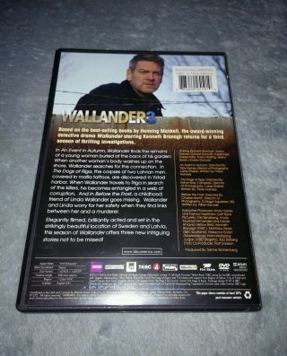 Wallander: Series 3 DVD Kenneth Branagh RARE oop 2