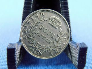 Guyana - And West Indies 4 Pence 1909 - Edward Vii Details Rare (x/272)