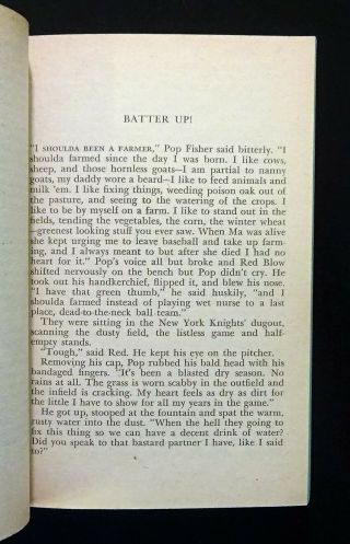 1952 THE NATURAL by Bernard Malamud,  1st Dell Paperback,  Baseball,  VG,  RARE 5