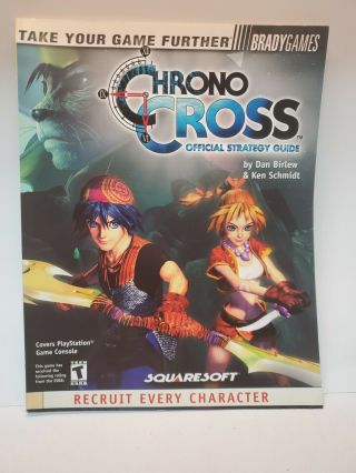 Chrono Cross Strategy Guide ☆☆ Rare Guide ☆☆ - Ps1 Playstation 1 Bradygames
