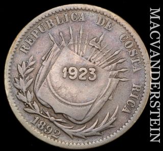 Costa Rica: 1923 Fifty Centimes - Rare Nr597
