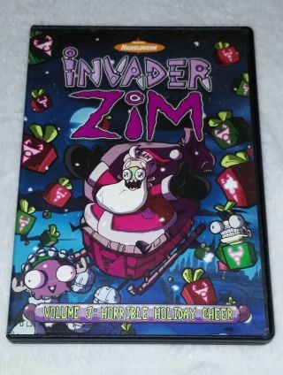 Invader Zim - Horrible Holiday Cheer Vol.  3 Rare Opp Dvd