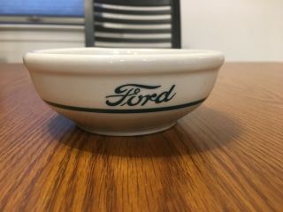 Ford Motor Co Shenango China Cafeteria Rotunda 5 Inch Bowl Flathead V8 Rare