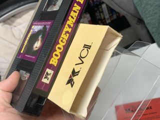 RARE HORROR VHS VCII Mardi Gras Massacre & Boogey Man II (2) 6