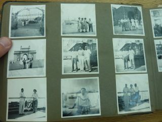1953 RARE PHOTO ALBUM INDIAN FAMILY COMING TO ENGLAND ON SS CARTHAGE 90,  PHOTOS 5