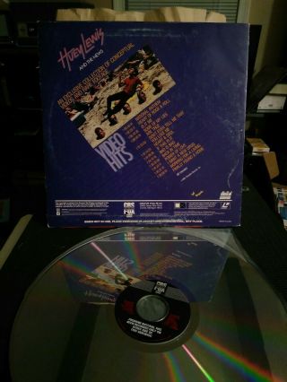 HUEY LEWIS AND THE NEWS: VIDEO HITS Laserdisc LD RARE MUSIC 2