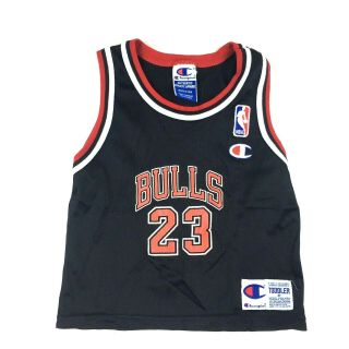 Rare Vtg Champion Nba Chicago Bulls Michael Jordan 23 Jersey Toddler Kids Sz 4t