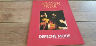 Depeche Mode - A Broken Frame - Rare Early Uk 1982 Full Tour Programme Ex