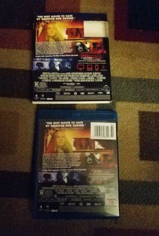 ROB ZOMBIE - THE LORDS OF SALEM (Blu - Ray/DVD,  2013) w/ RARE LENTICULAR SLIPCOVER 4