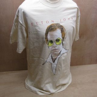 Elton John Rare 2003 Solo Tour T Shirt Men 