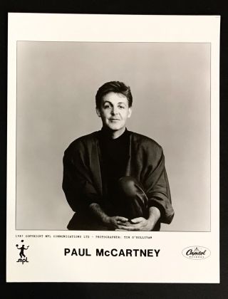 PAUL MCCARTNEY All The Best RARE PRESS KIT 1987 w/Photo Capitol Beatles 2