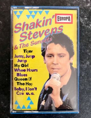 Shakin’ Stevens & The Sunsets Rare Cassette Europa Label Germany Rockabilly