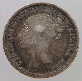 Great Britain Three Pence 1869 Victoria Rare Rk 515