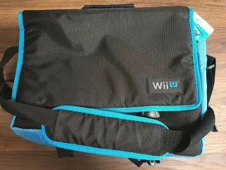 Nintendo Wii U Official Carrying Case Travel Bag Discontinued Rare Rocketfish