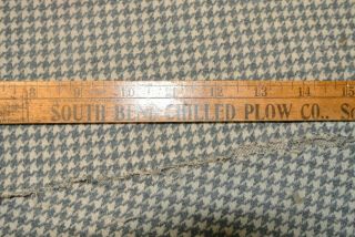 Rare Yardstick South Bend Chilled Plow Company Casaday Farm Implements Pre 1925