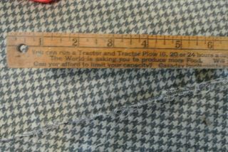 Rare YARDSTICK South Bend Chilled Plow Company Casaday Farm Implements pre 1925 3