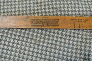 Rare YARDSTICK South Bend Chilled Plow Company Casaday Farm Implements pre 1925 7
