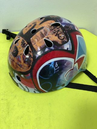 Rare Nutcase - Patterned Graffiti Street Helmet - Adult Medium 2004