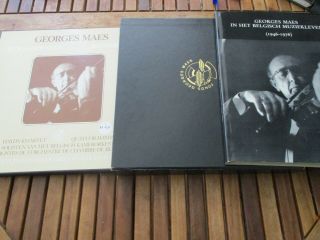 Rare Ed1 Private Box Set With Book Fonds Georges Maes Mozart Bach Belgium