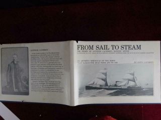 Antonio Jacobsen: Marine Art,  Sail To Steam/paintings Ships/rare 1972 Signed