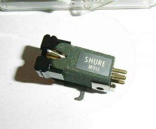 Rare Vintage Shure M91e Cartridge With Made In Japan Elliptical Stylus Usa