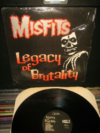 Misfits " Legacy Of Brutality " Vinyl Plan 9 Samhain Danzig Rare 1985