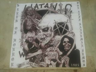 Slayer - Rare Poster Flag Offical Out Of Print Long Ago
