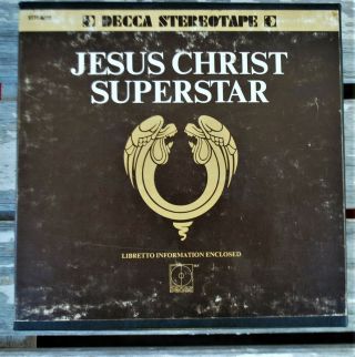 Jesus Christ Superstar Decca Stereo Reel To Reel Tape Rare
