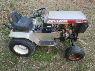 " Rare " Wheel Horse Gt1100 Garden Tractor 8 Speed 42 " Deck 11 Hp Briggs Read Desc