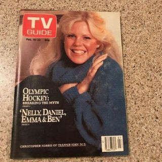 Rare Tv Guide Canada 1980 Olympic Hockey Christopher Norris - Trapper John M.  D.