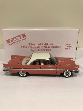 Danbury 1957 Chrysler Yorker Sport Coupe Le - Nmib - Extremely Rare Coral