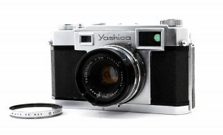 【very Rare】yashica 35 (1958) Rangefinder Yasinon 45mm F2.  8 Lens From Japan 446