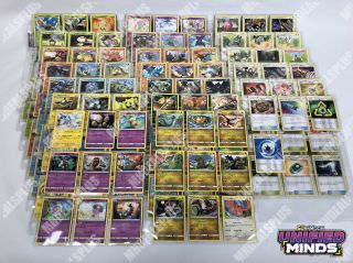 Pokemon Tcg - Sm Unified Minds - Complete 175 Card Set - All Rare/uncomm/common