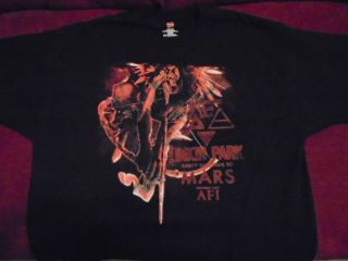 Rare Linkin Park Tour Shirt Xl Afi Thirty Seconds To Mars 