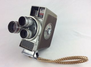 Vintage Dejur Electra 8mm Movie Camera W/ Gold Wristband Retro,  Movie Prop,  Rare