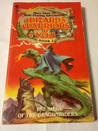 Wizards Warriors And You Book 2 Seige Of The Dragonriders Affabee 1984 Oop Rare