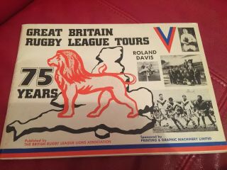 Great Britain Rugby League Tours By Roland Davis - Rare Book
