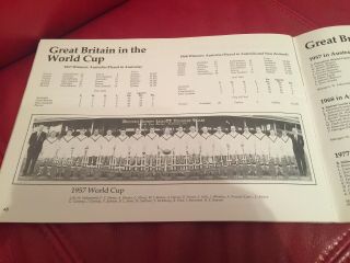 GREAT BRITAIN RUGBY LEAGUE TOURS by ROLAND DAVIS - RARE BOOK 2