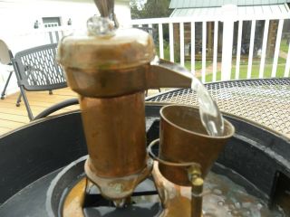 Rare Hammered Copper Water Fountain,  Well Pump,  Bucket,  Rare 7