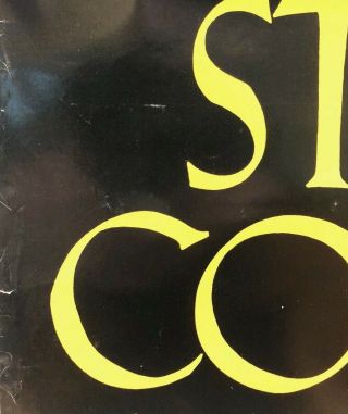 Stewart Copeland The Rhythmatist Promo Poster True Vintage 1985 The Police RARE 5