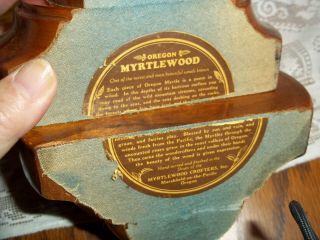 Vintage Rare Art Deco Heavy Myrtle wood Bookends Gorgeous 3