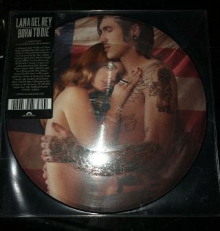 Born To Die 7’ By Lana Del Rey Picture Disc Rare