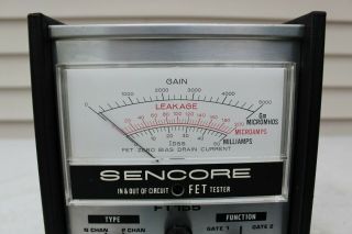 Sencore FT155 Portable Transistor & FET Tester RARE 3