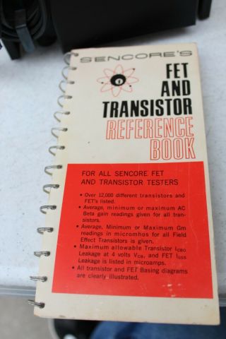 Sencore FT155 Portable Transistor & FET Tester RARE 6